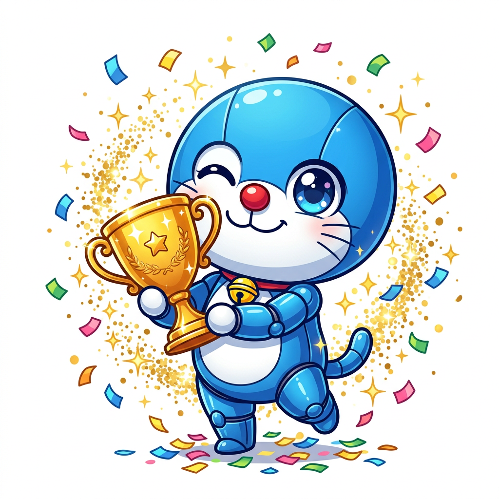 Doraemon Brainstorm Challenge mascot